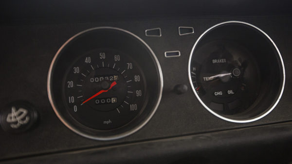 NICOSIA, CYPRUS - JUNE 12:  The odometer, with 32 km,  is seen on an imported  car from Japan on Ju...