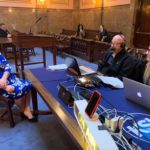 Utah's Morning News hosts Tim Hughes and Amanda Dickson speaking with House Minority Leader Angela Romero (Stone Johnson/KSL NewsRadio)