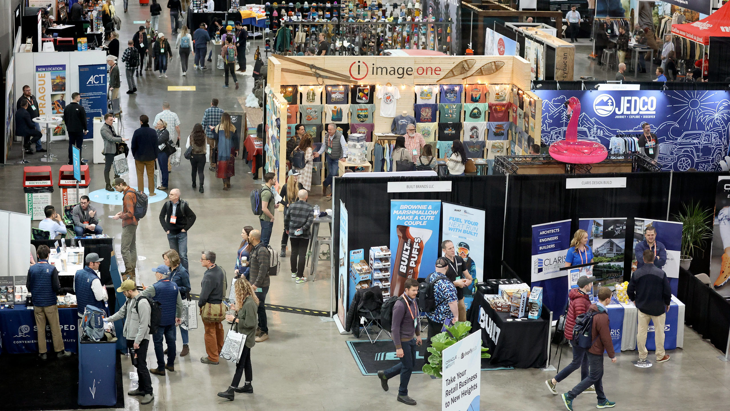 outdoor retailer trade show pictured...