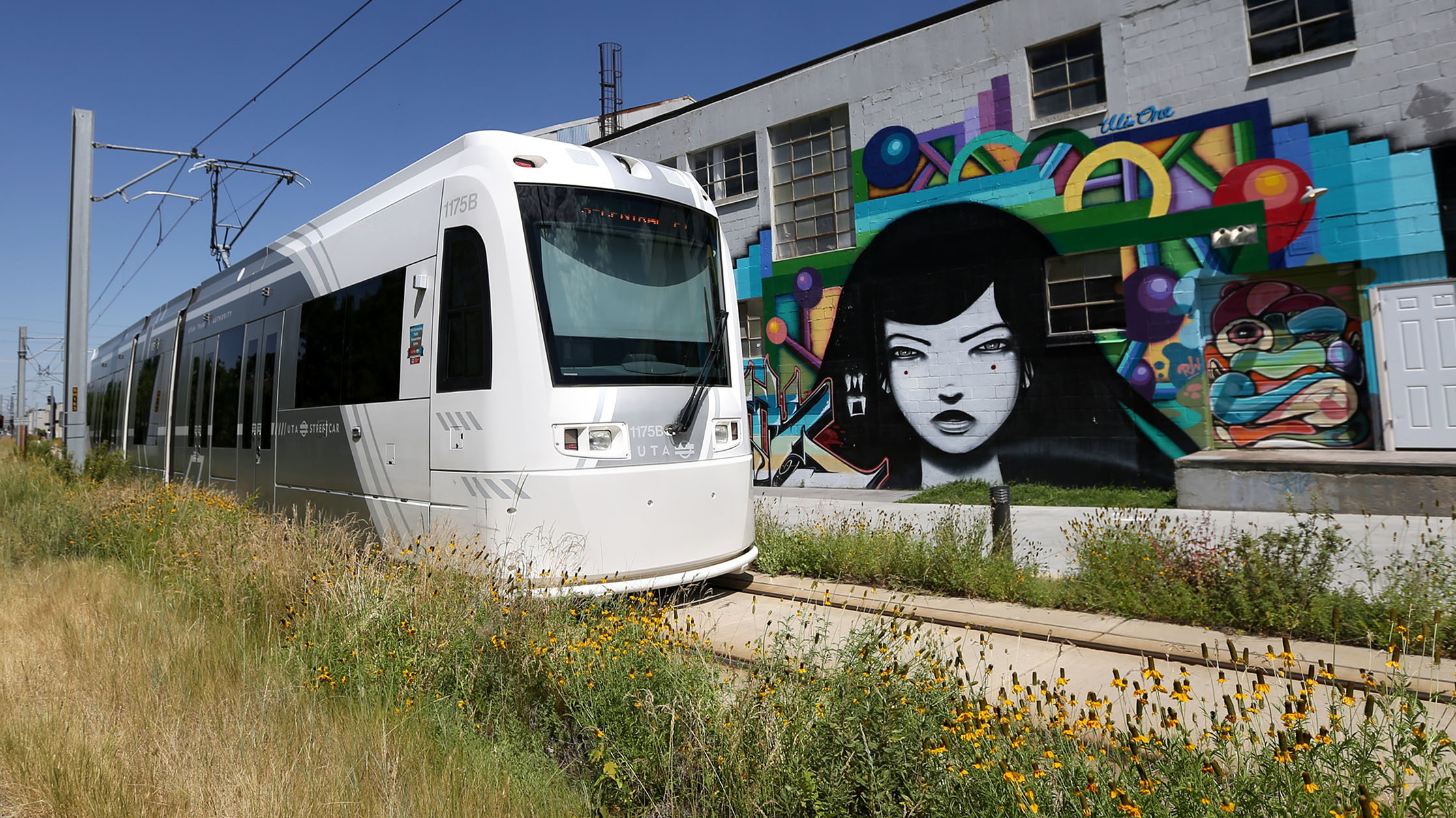 the s-line streetcar is pictured...