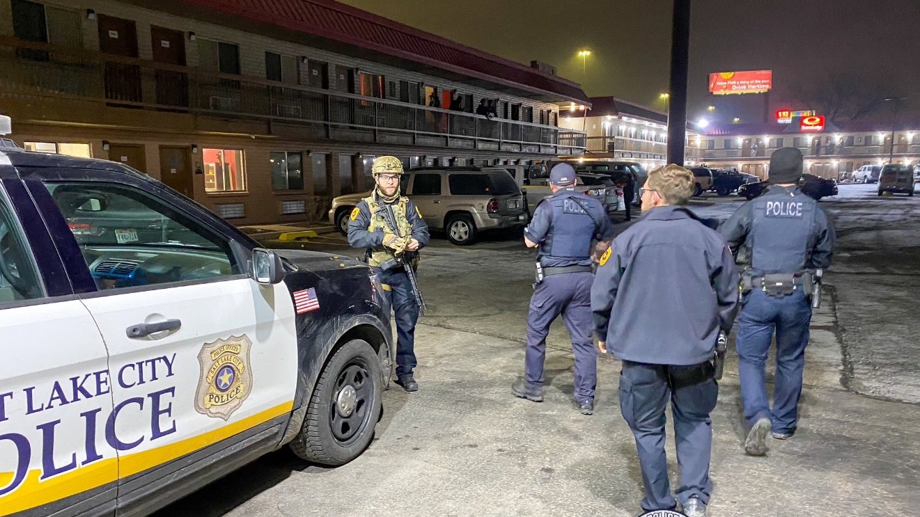 Salt Lake City Police took a 44-year-old man into custody late Thursday night following a SWAT stan...