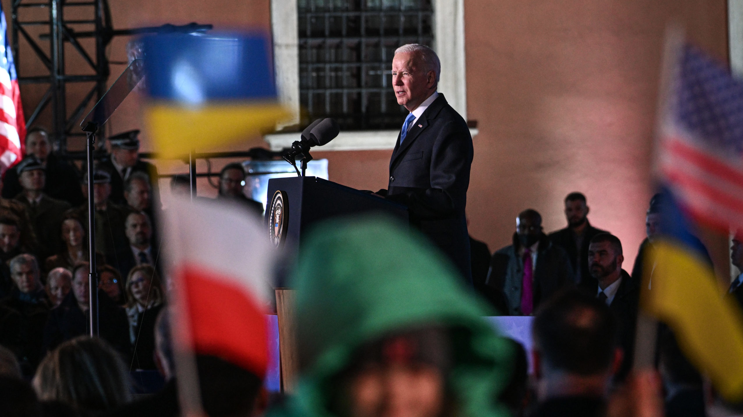 President Joe Biden, in Poland after his lightning trip to Ukraine, is declaring that there are “...