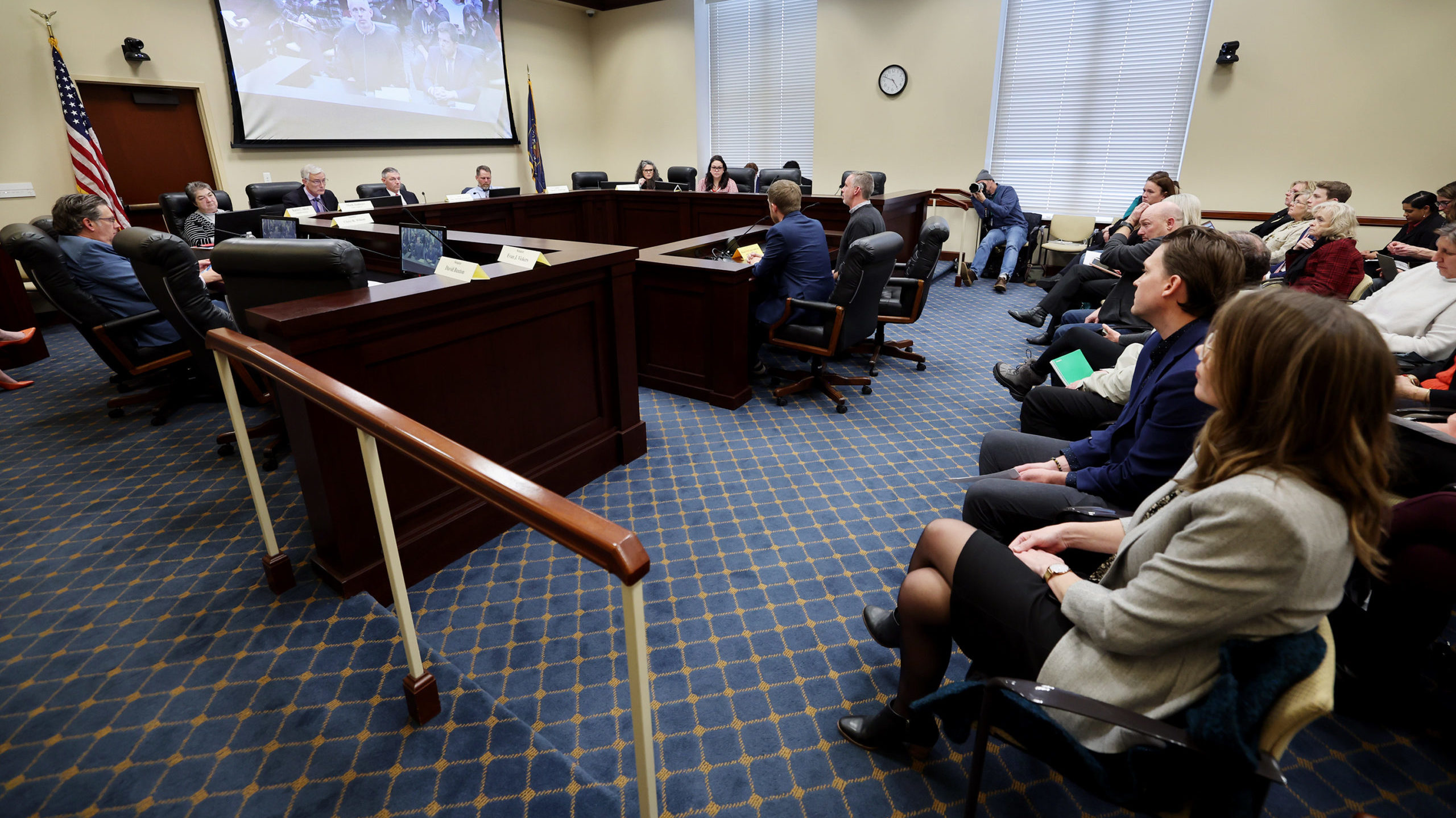 a senate committee considering legalizing mushrooms in utah is pictured...