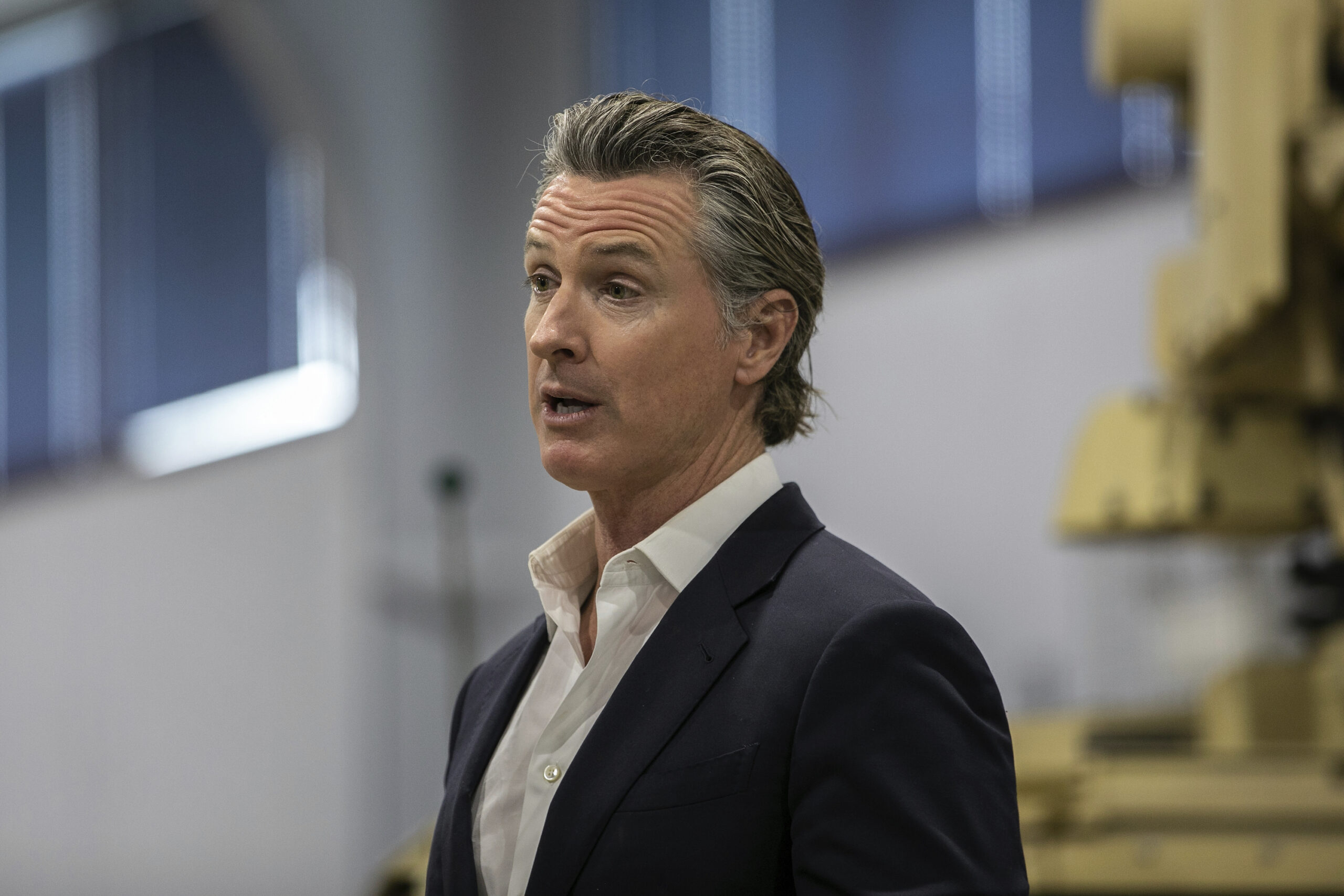 FILE - California Gov. Gavin Newsom speaks at a news conference in National City, Calif., on March ...