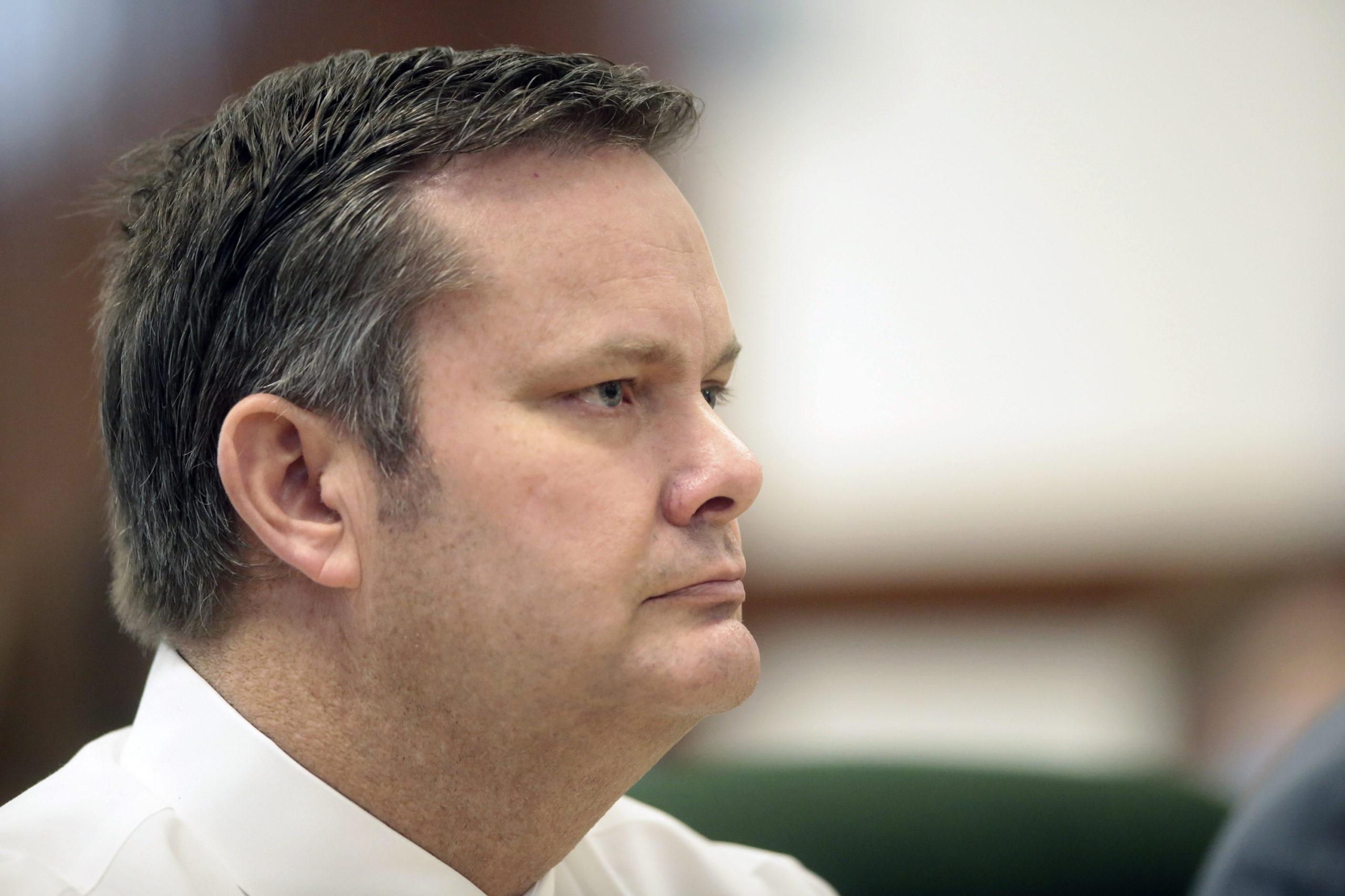 FILE - Chad Daybell appears during a court hearing in St. Anthony, Idaho, Aug. 4, 2020.  (John Roar...