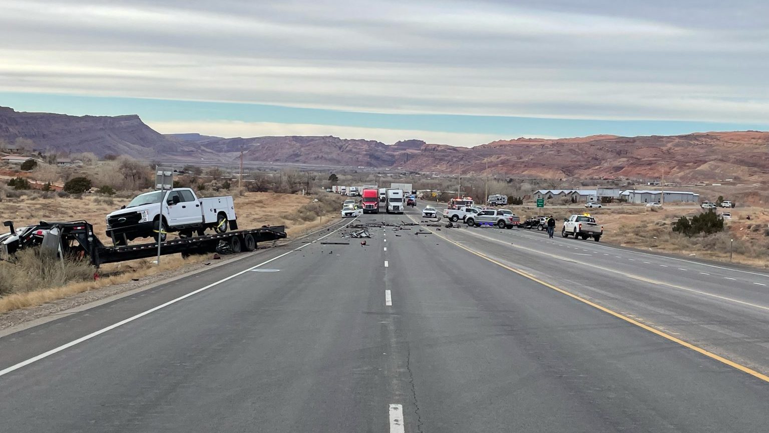 A 17-year-old girl died in a two-vehicle crash Tuesday afternoon near Moab. Photo credit: Utah High...