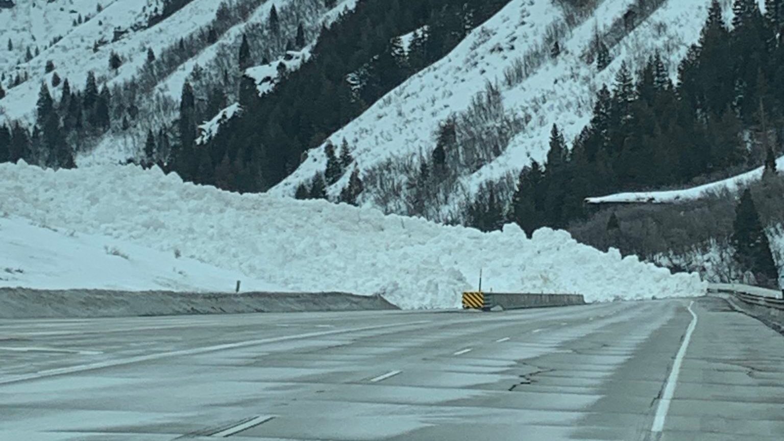 An avalanche up Provo Canyon has closed US-189 near milepost 12. The Utah Department of transportat...