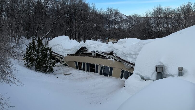 The Cache County Sheriff's Office responded to two snow-related roof collapses on Thursday, Photo c...