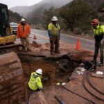 Zion National Park crews responding to road damage after rockfalls