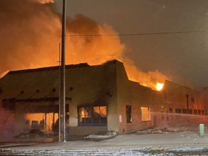 A structure fire and building collapse kept the Salt Lake City Fire Department busy overnight. They were called to the scene at 704 South 400 West around 1 a.m. on Monday. 