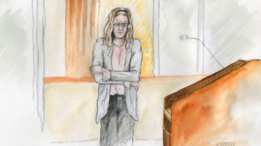 Lori Vallow Daybell, Court sketch 4/11...
