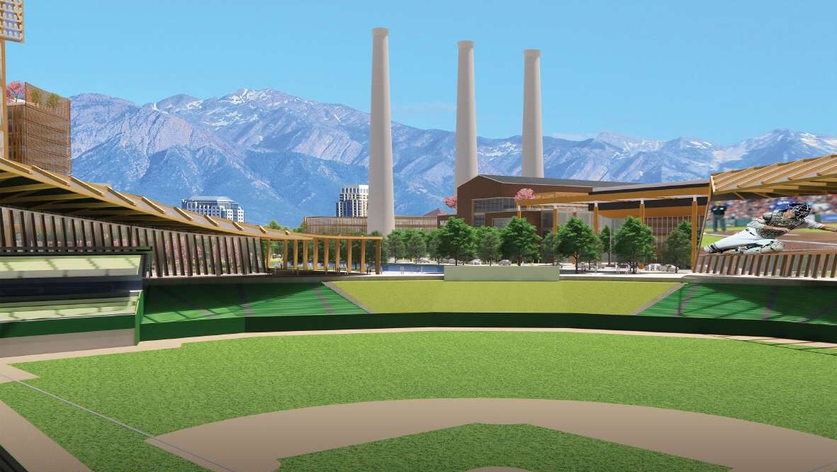 a rending of what a MLB baseball stadium in salt lake would look like...