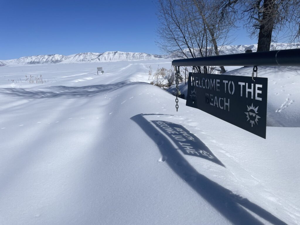 Bear Lake's levels could rise up to ten feet due to massive snowfall this winter....