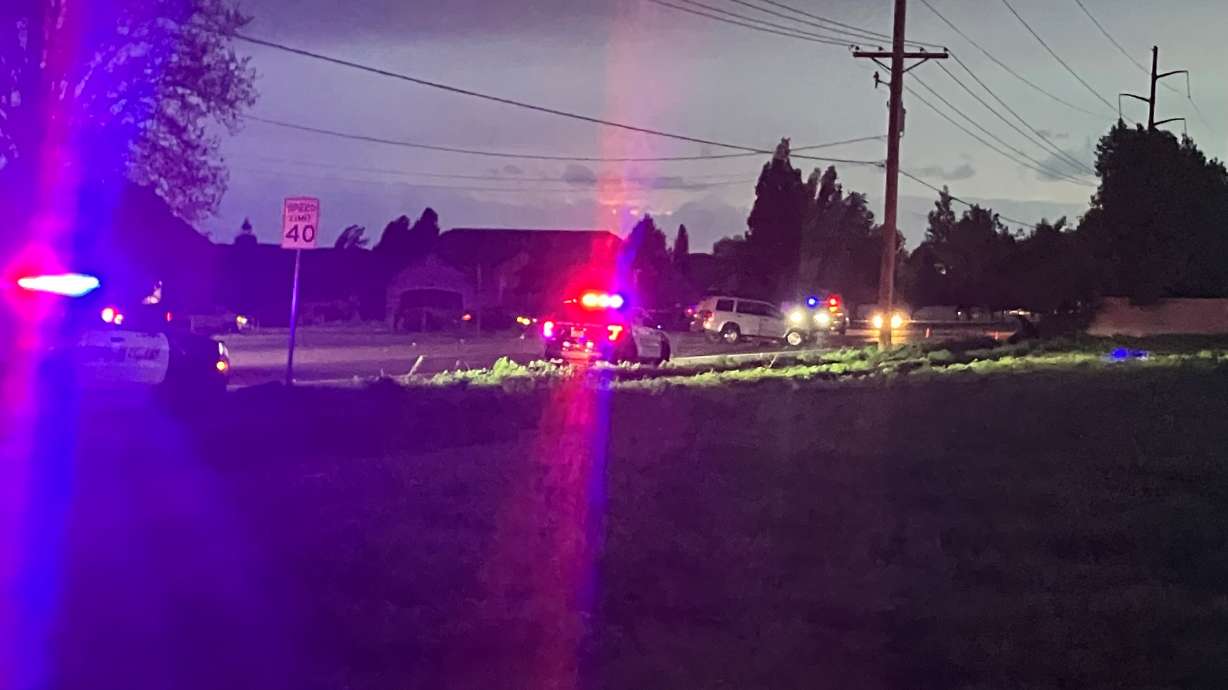 One woman is dead in a collision involving two cars in Layton Sunday night. (Jeffery Dahdah, KSL-TV...
