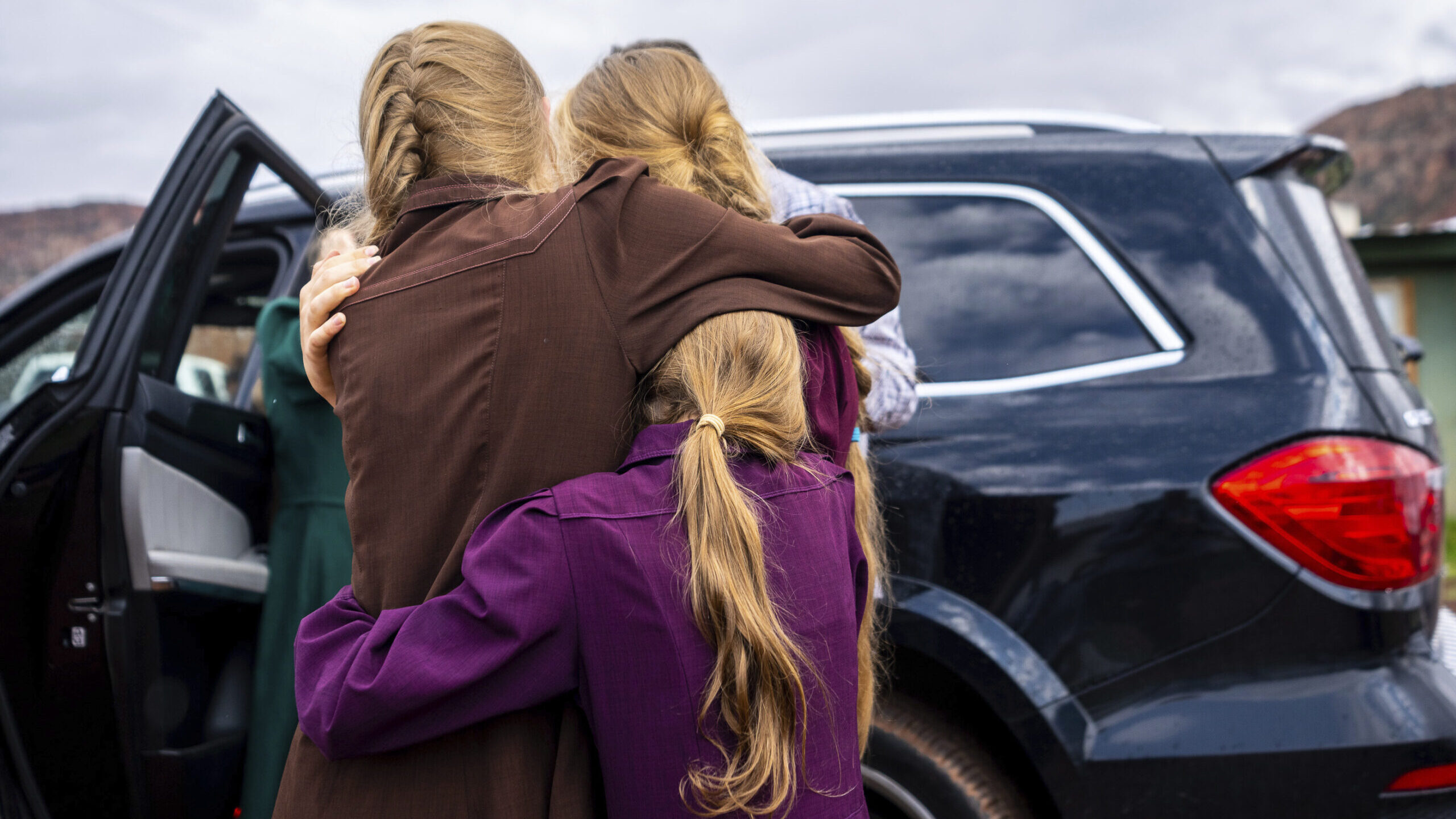Members of a small polygamous group accused of child sex abuse of underage girls who the group's le...