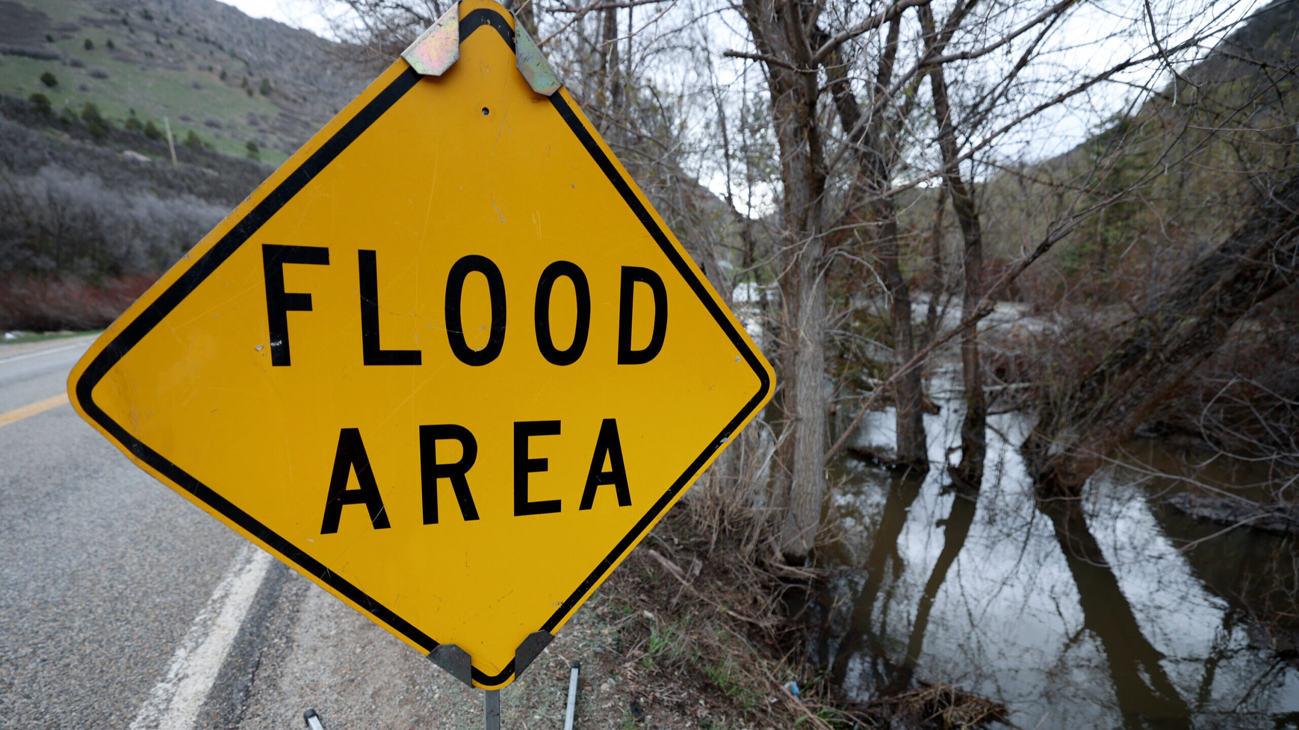 For one of the first times this spring, the Logan River in Utah has entered flood stage. And it's t...