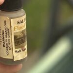 A vial of floodwater from the 1983 flooding in Salt Lake City. (KSL TV)
