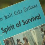 a copy of the Salt Lake Tribune's "Spirit of Survival Utah Floods 1983" book (KSL TV)