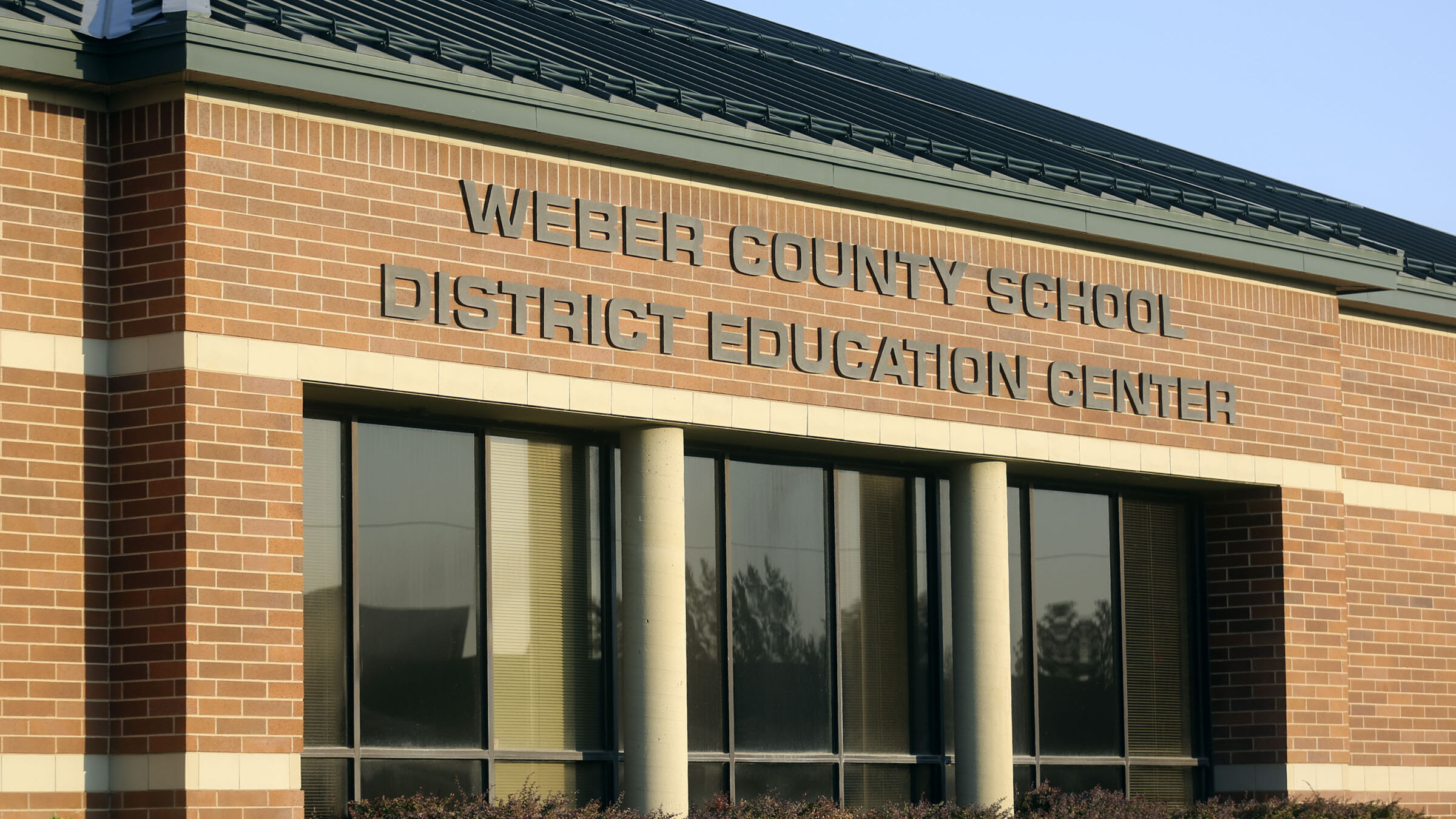 weber county school district office pictured, the district says its not facing teacher shortage...