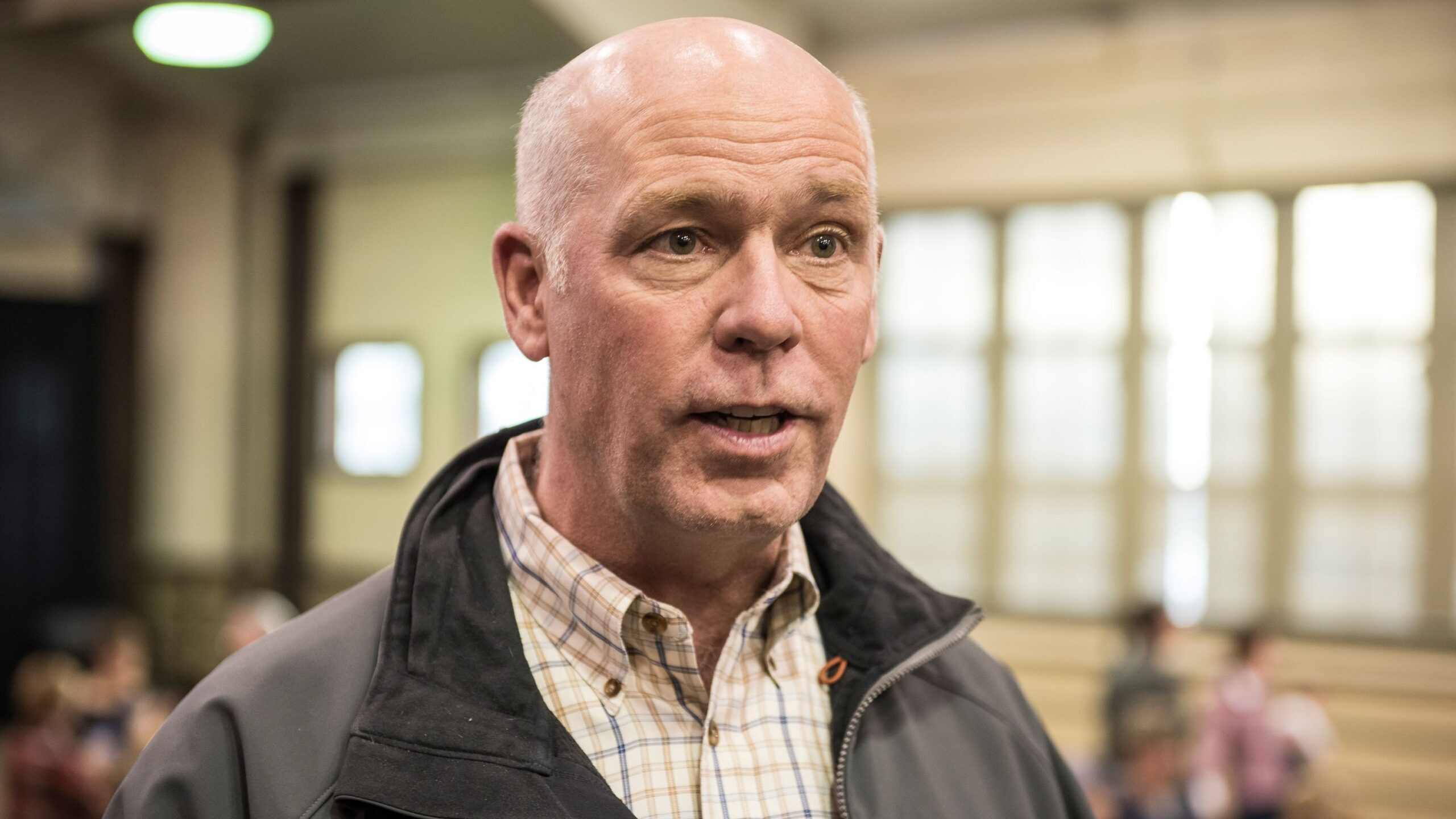 Montana Gov. Greg Gianforte, seen here in April 2017, tweeted on May 17 that he has banned TikTok i...