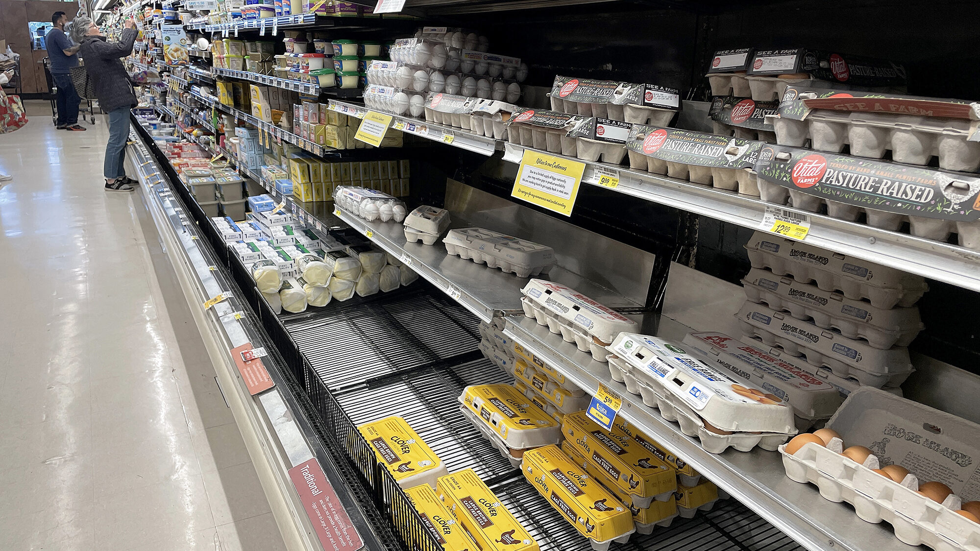 For months and months, the price of eggs was soaring. Now, they're going splat. As of last week, Mi...