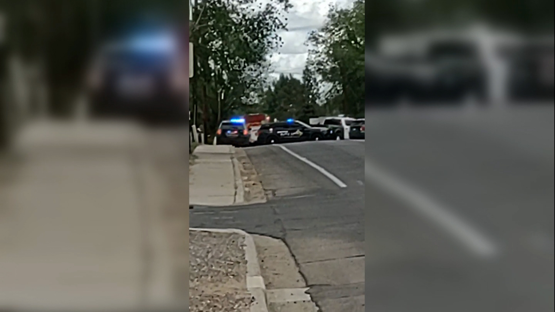 A video recorded by Facebook user Larry Jacquez shows the police response following the shooting in...