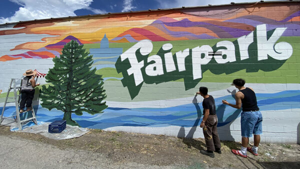 A Salt Lake City grant is helping the Fairpark neighborhood cover grafitti with new murals. (KSL TV...