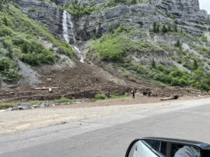 bridal veil falls avalanche debris field removal 