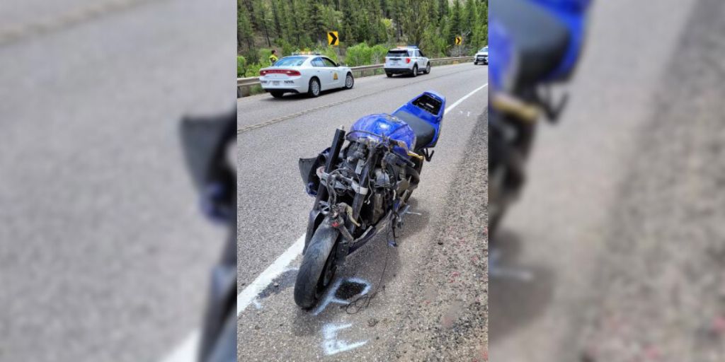Motorcycle crash kills one...