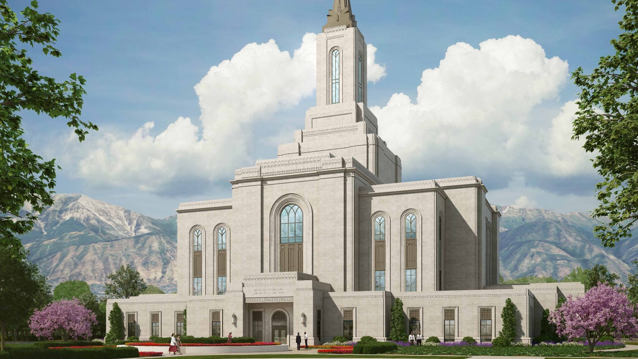 A rendering of the Orem Utah Temple.  Photo credit: The Church of Jesus Christ of Latter-day Saints...