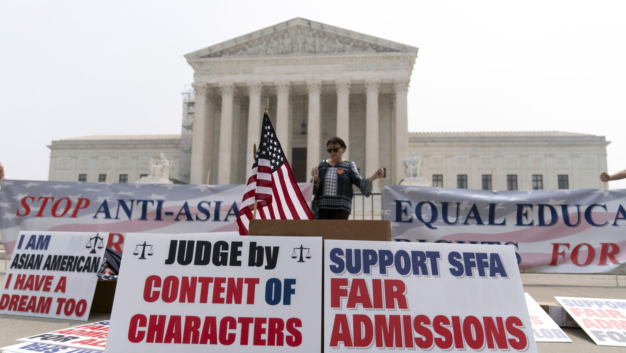 The Supreme Court on Thursday struck down affirmative action in college admissions, forcing ins...