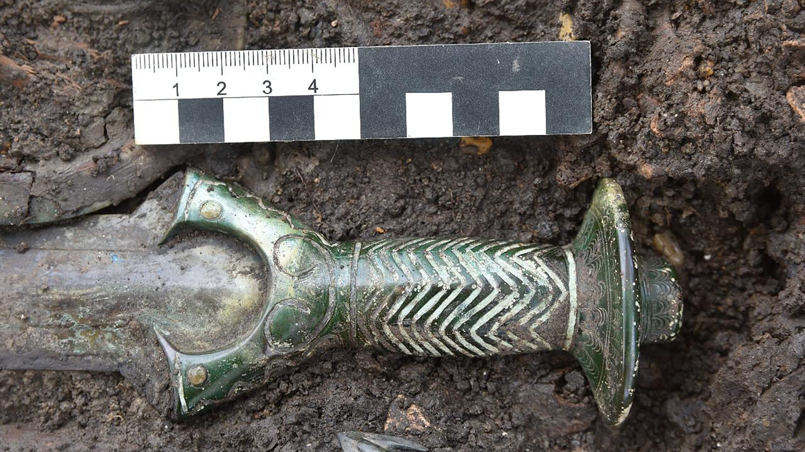 Archaeologists believe the sword was a real weapon. Photo credit: Bayerisches Landesamt für Denkma...