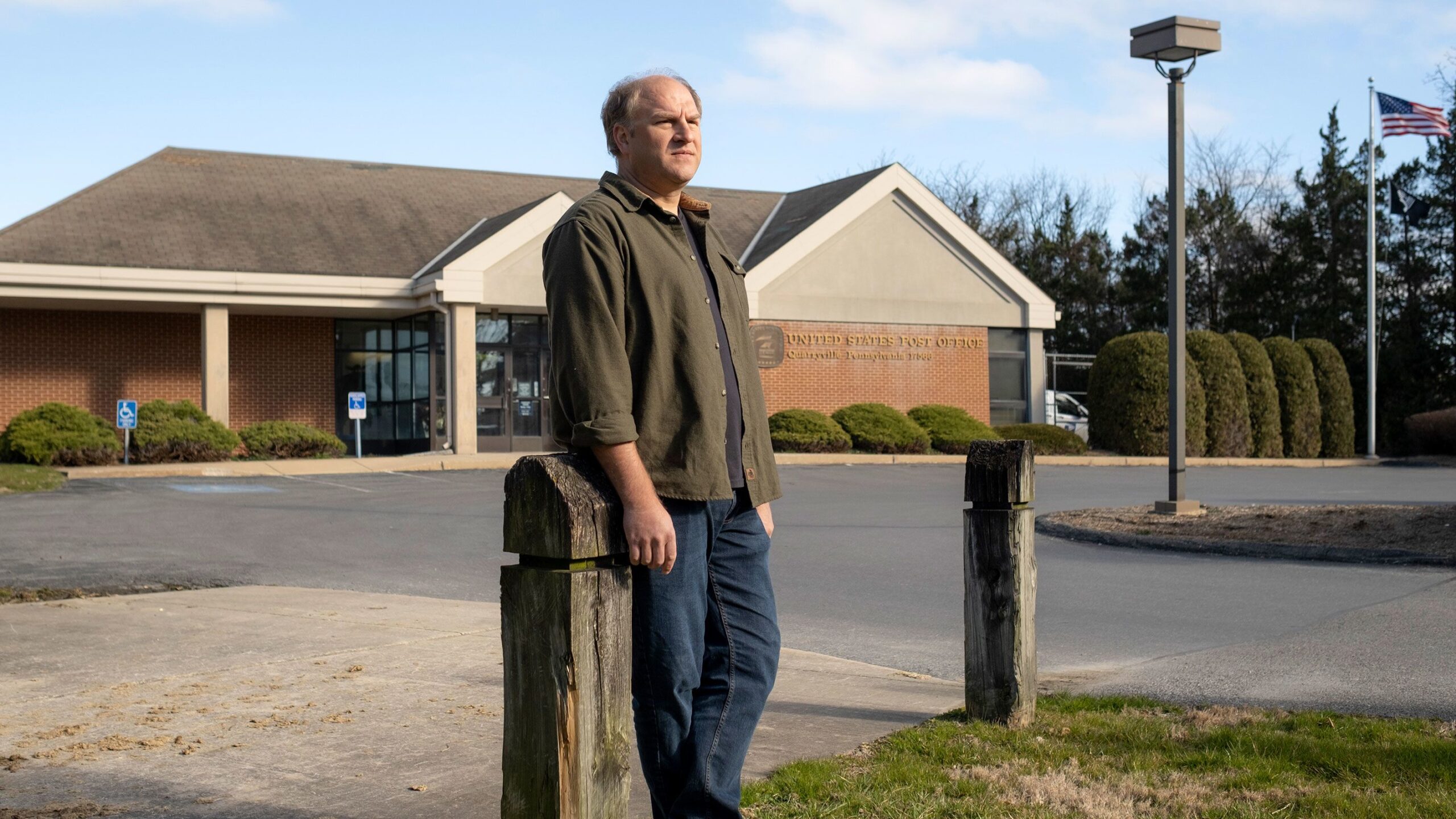Former US Postal Service employee Gerald Groff in Quarryville, Pennsylvania, on March 8.
Mandatory ...