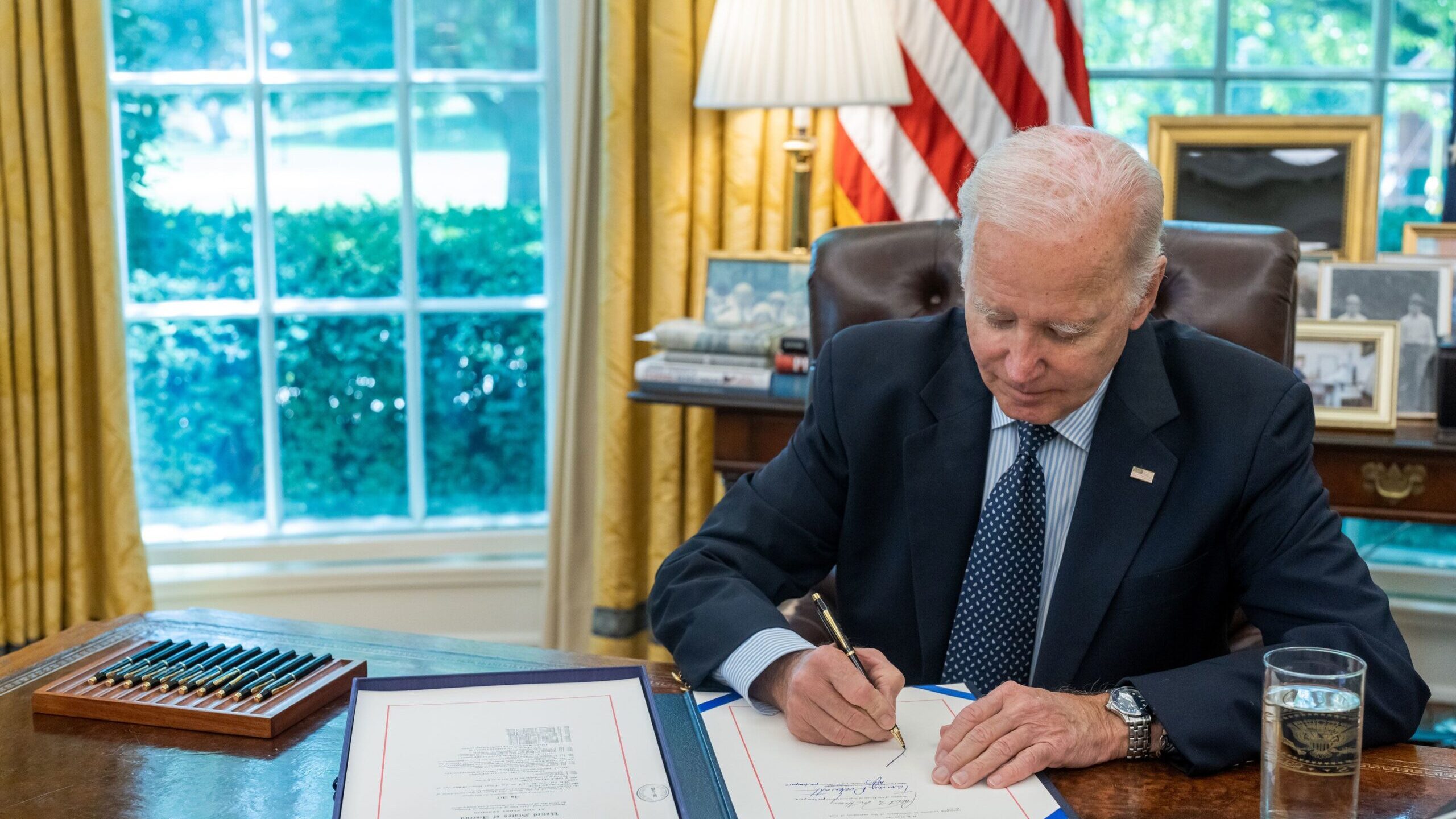 The White House Twitter account tweeted this image on June 3, 2023, saying, "Today, President Biden...