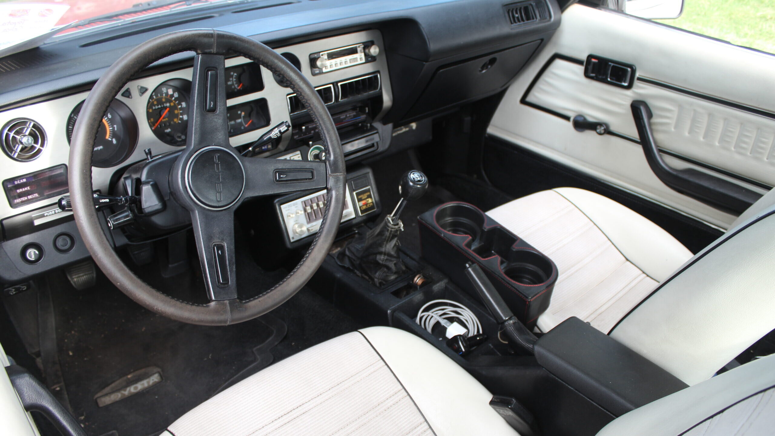 Interior of a 1980 Toyota Celica. (Brian Champagne/KSL NewsRadio)...