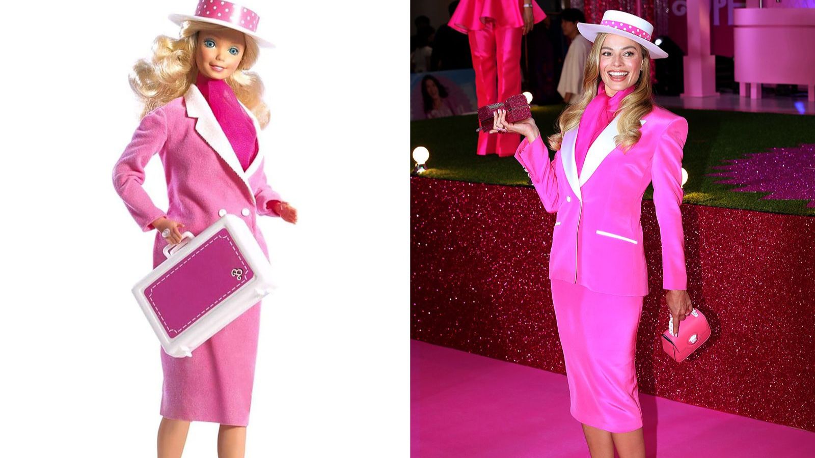 Barbie press looks...
