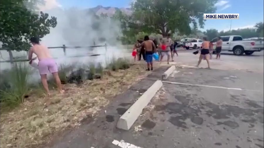Officials said the fire at a Willard Bay campsite was likely started by a cigarette butt. (KSL-TV)...