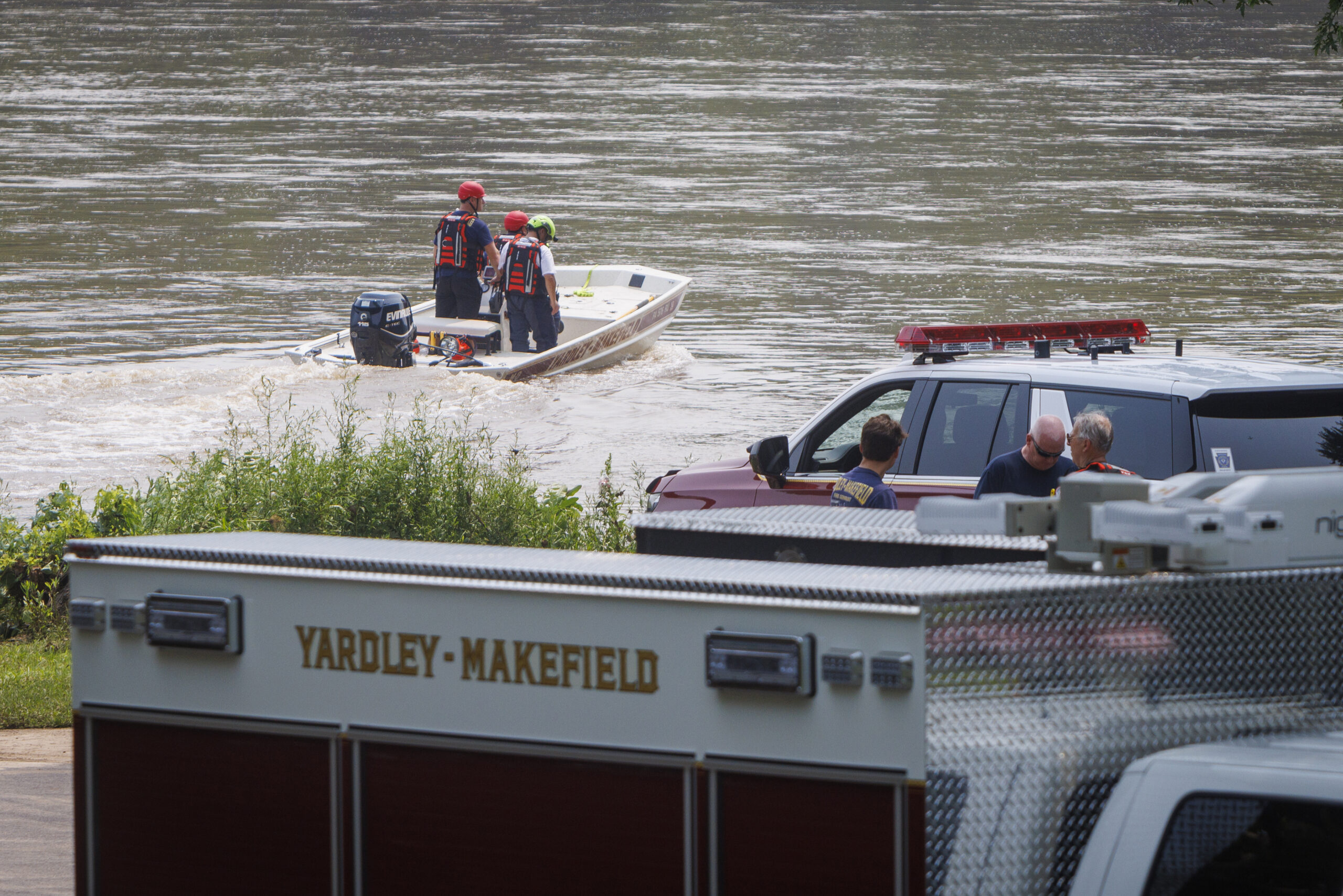 WASHINGTON CROSSING, Pa. (AP) — The family of a 2-year-old girl swept away along with another chi...
