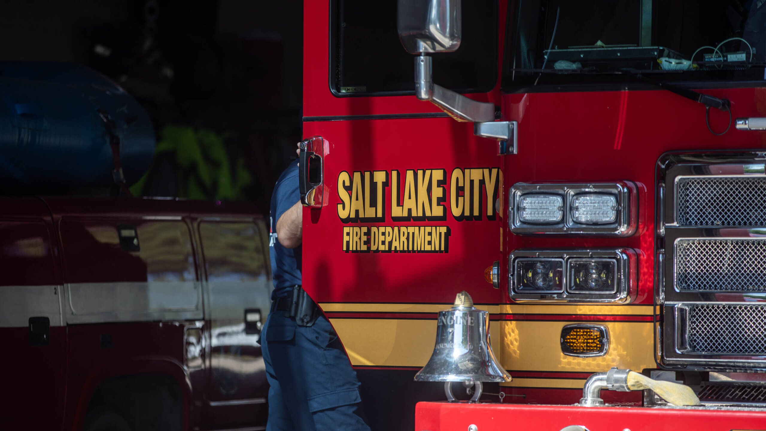 Firefighters at Station No. 7 in Salt Lake City. Salt Lake City Fire Department respond to what rep...