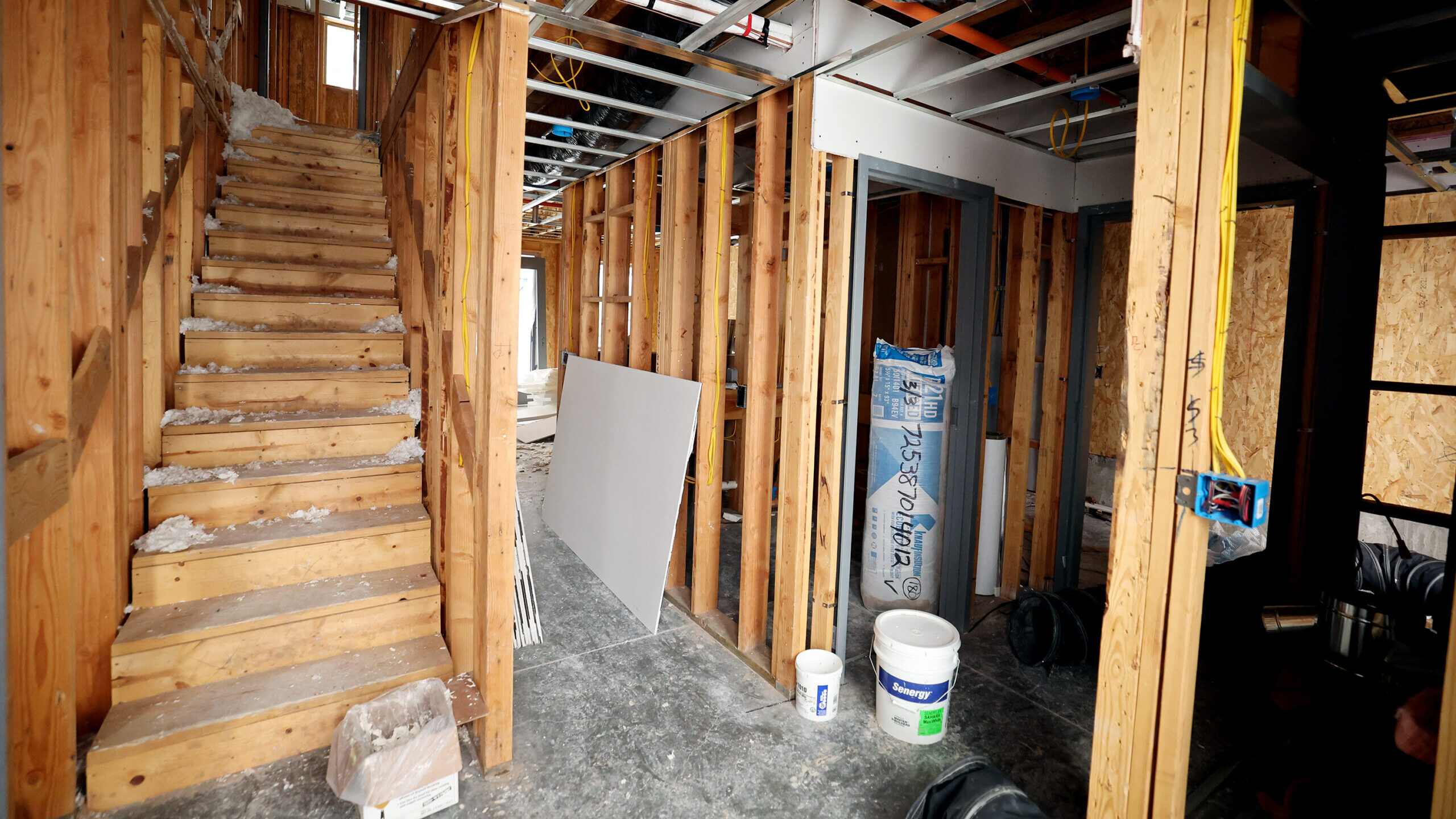 A home under construction at Slopeside Village in Summit County. Beginning July 11, Utahns looking ...