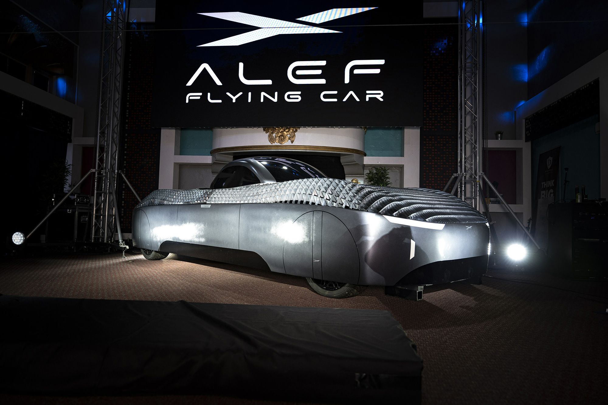 Alef Aeronautics' flying Car unveiling on October 19, 2022. (Credit: Alef Aeronautics Inc.)...
