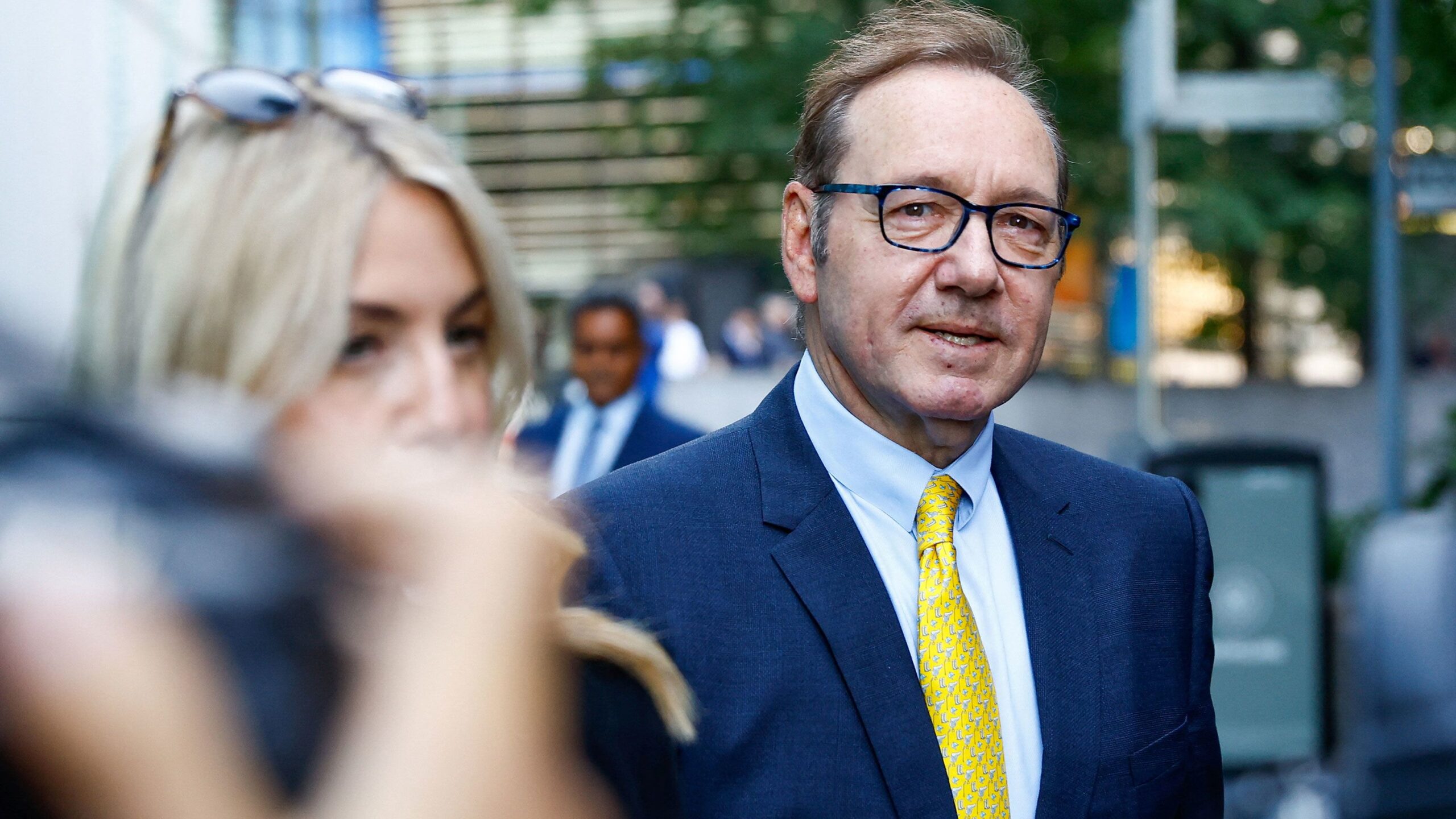 Actor Kevin Spacey outside London's Southwark Crown Court on July 25.
(Photo: Peter Cziborra/Reuter...