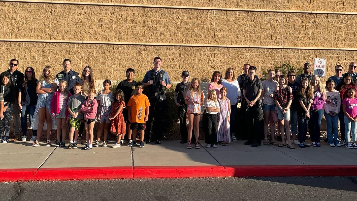 HURRICANE, Utah -- Over three dozen children got to "Shop with a Cop" in the Hurricane City Police ...