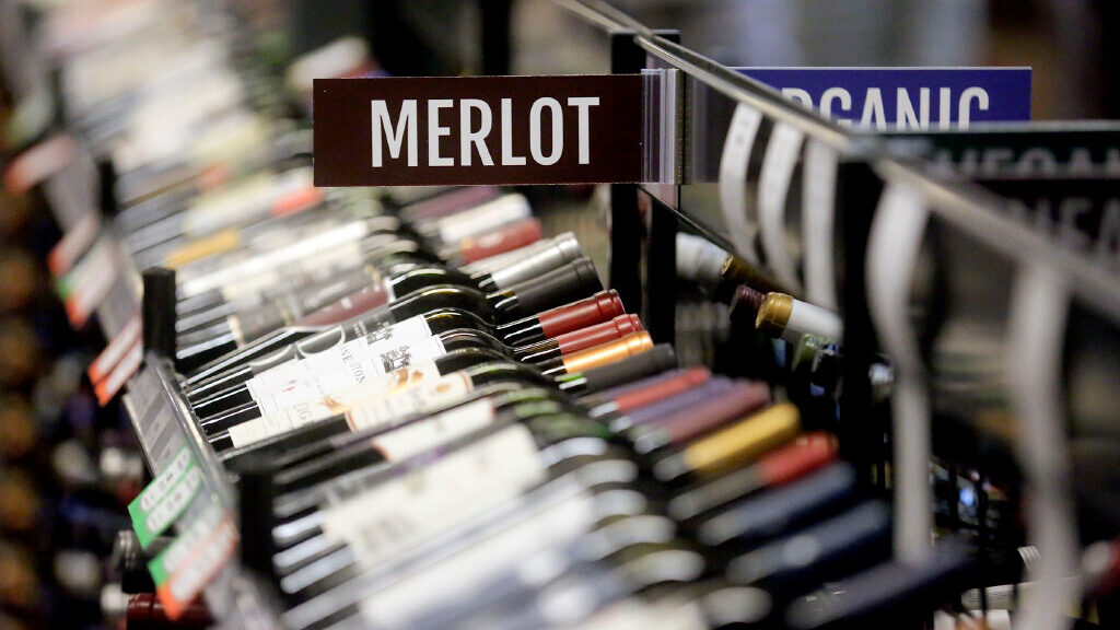 Wine bottles are pictured at a state liquor store in Salt Lake City on Friday, Oct. 23, 2020....