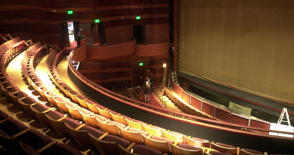 The balcony of the Jeanne Wagner Theater at the Rose Wagner Center for the Arts. (Jason Olson/Deser...