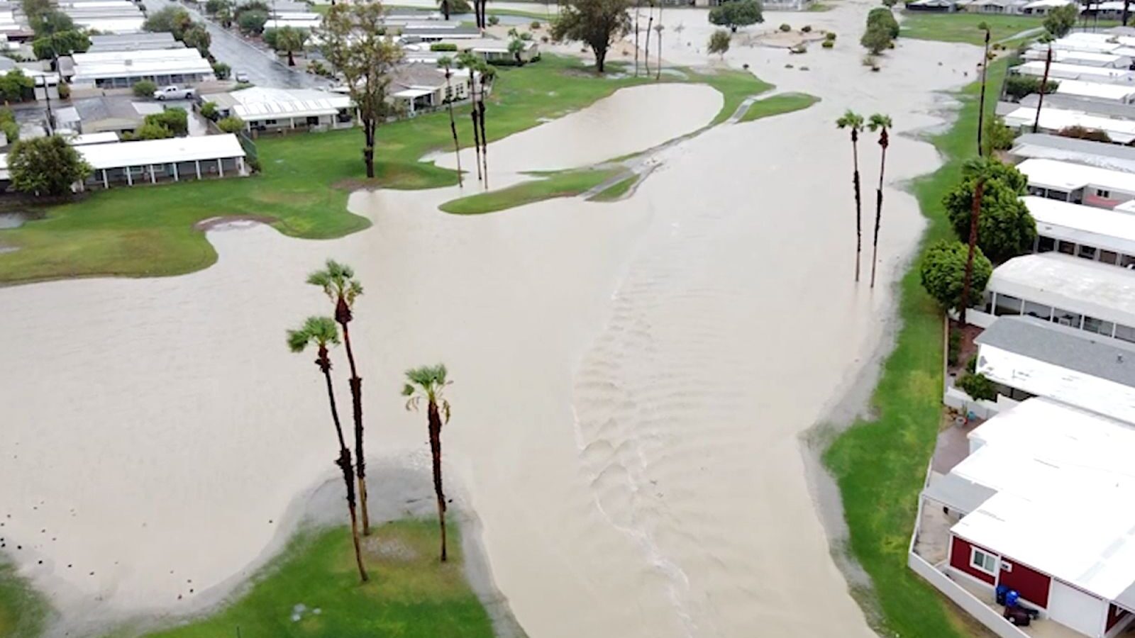 Flooding in Palm Springs on Aug. 20. Photo credit: 	AIOFILMZ...