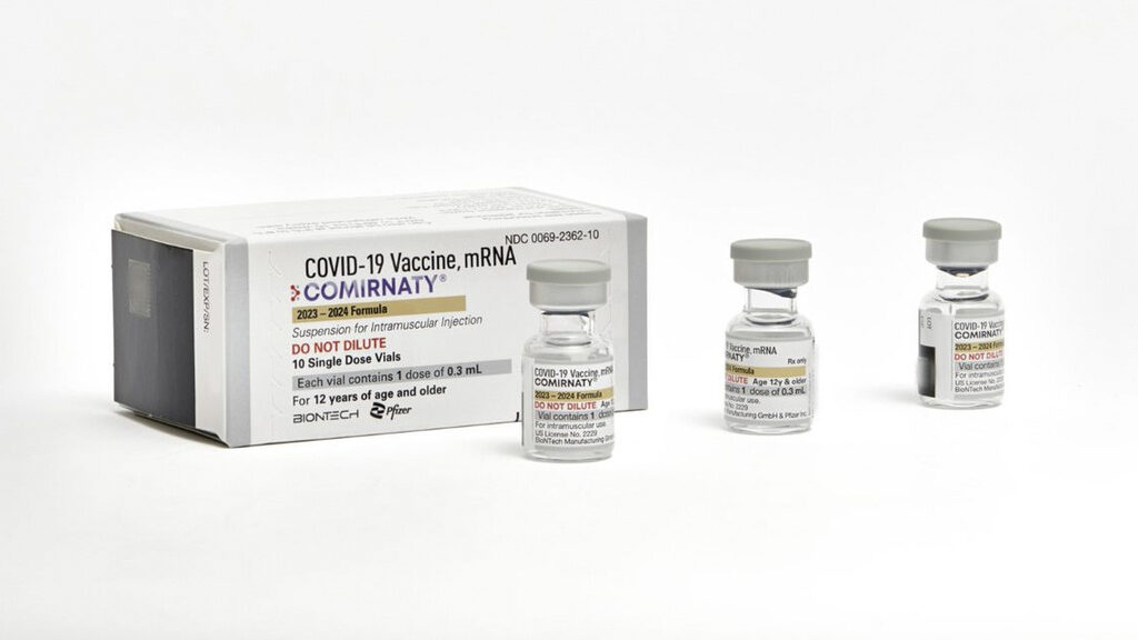 Image of COVID-19 vaccine. Advisers to the Centers for Disease Control and Prevention on Tuesday en...