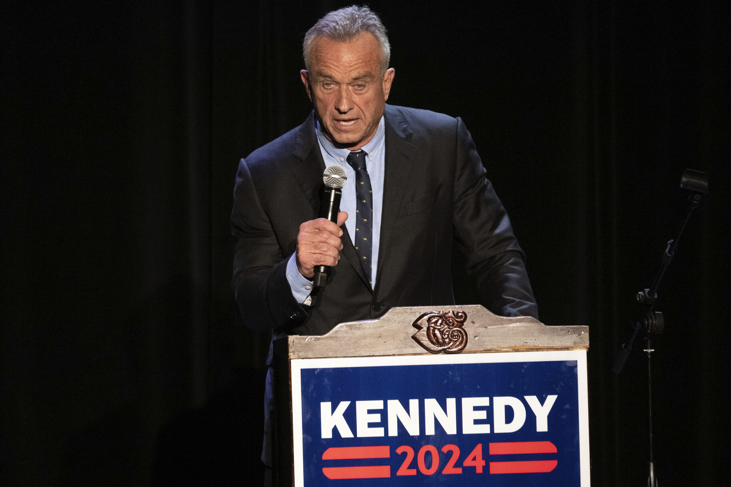 FILE - Democratic presidential candidate Robert F. Kennedy Jr. commemorates Hispanic Heritage Month...