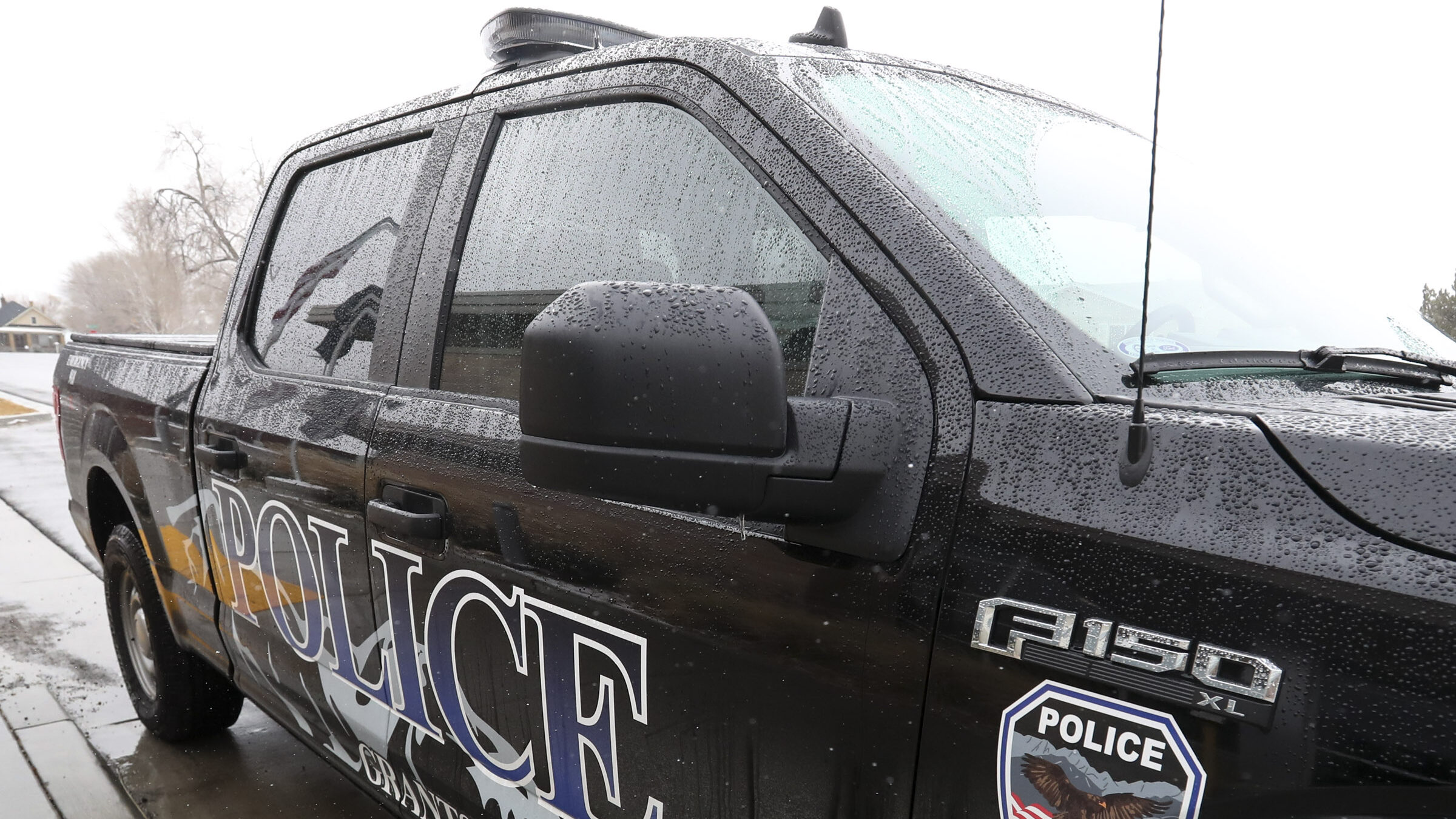 A Grantsville police vehicle is pictured in Grantsville on Monday, Dec. 28, 2020. Photo credit: Ste...