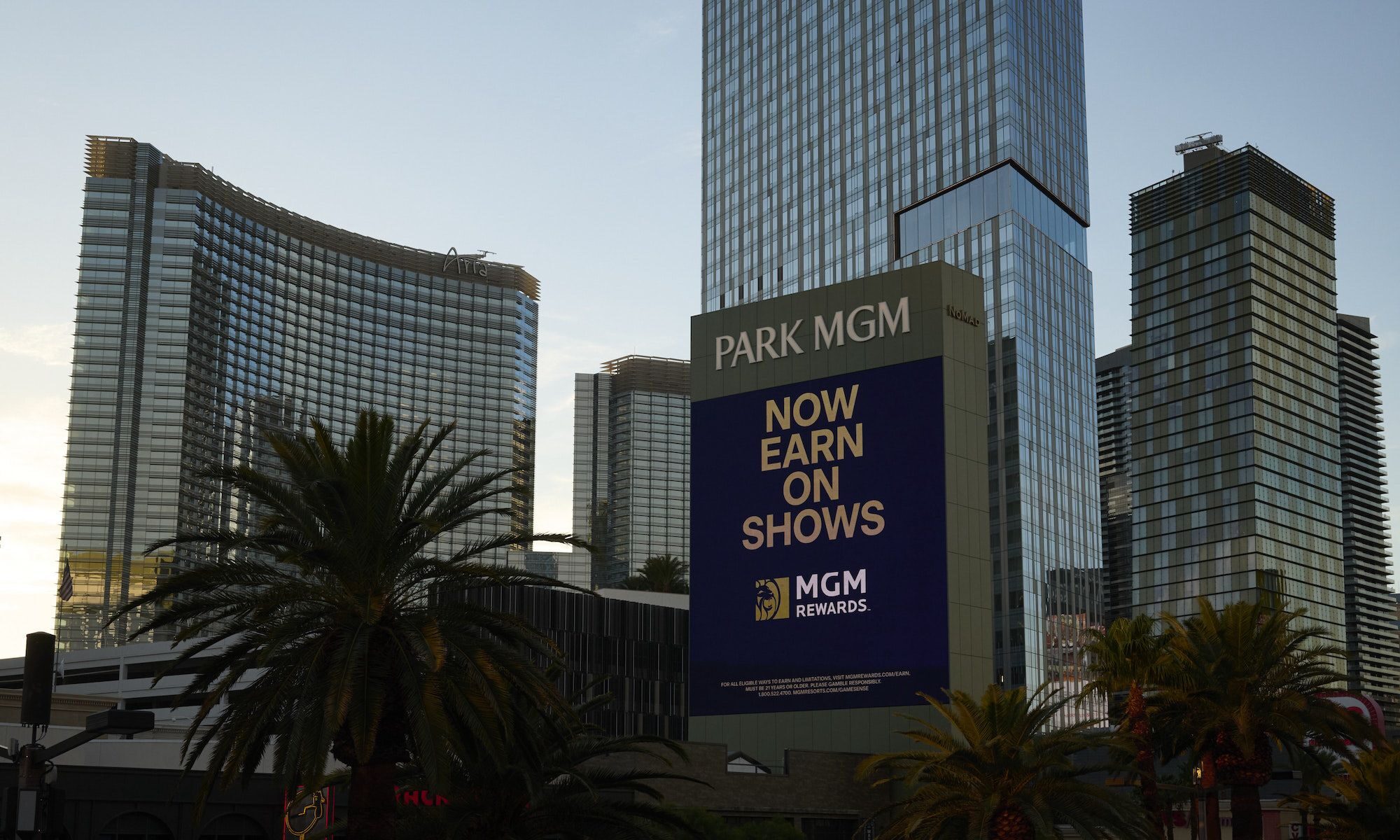 mgm resorts pictured in las vegas...